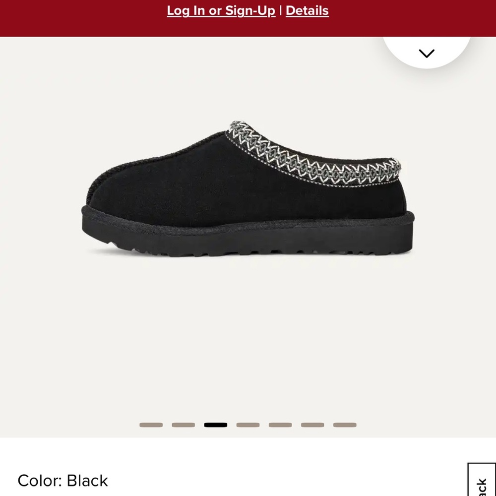 UGG Black brand new never worn